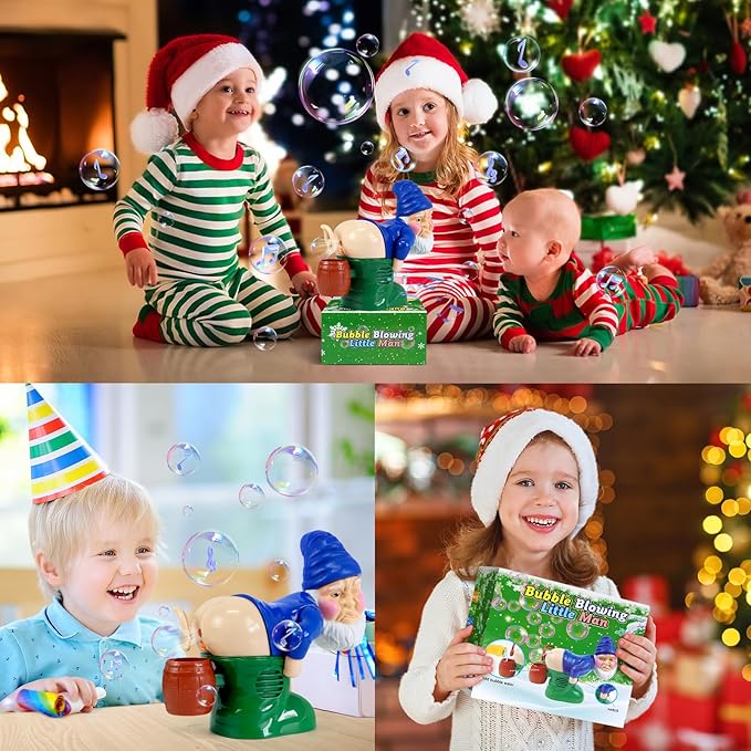 ๐
๐ Santa Claus Bubble Machine โ Funny Farting Santa Toy with Lights, Music & Bubbles | A Must-Have Christmas Hit for Kidsโ Holiday Fun! ๐