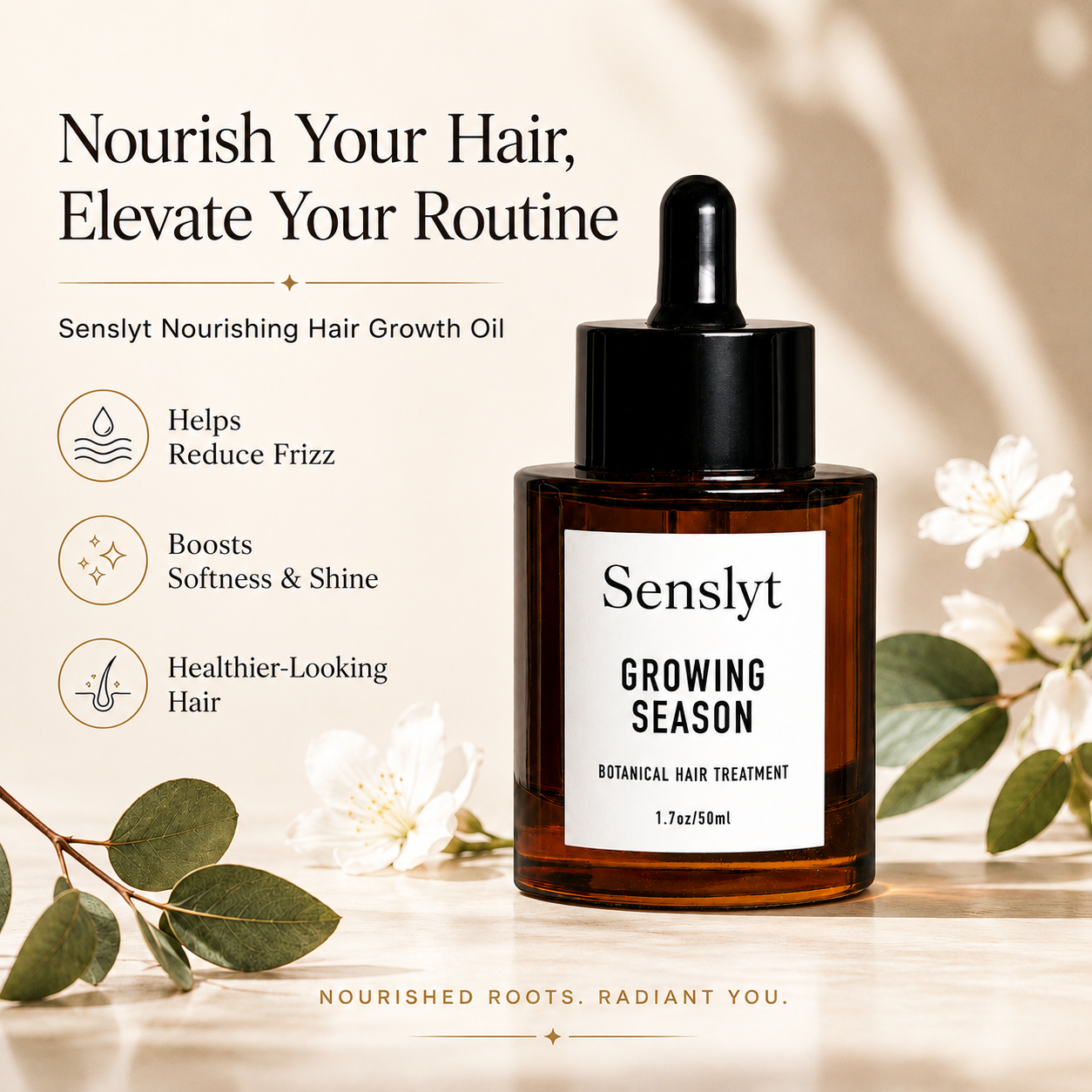 Plant-Based Hair Care Essential Oils(50ml)