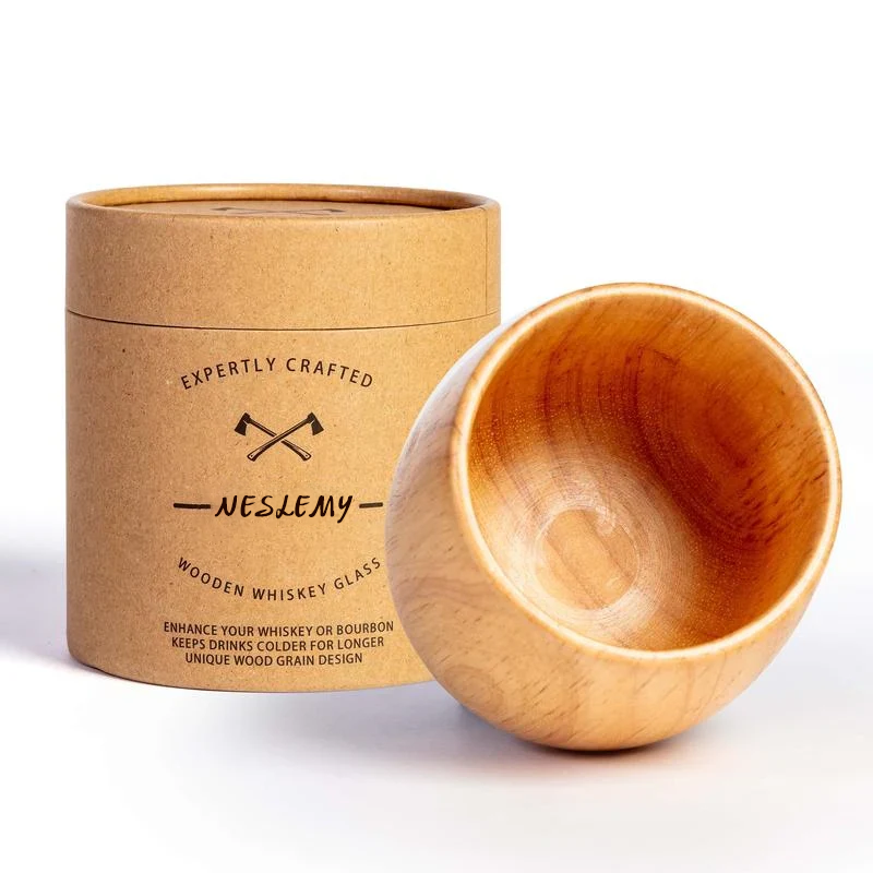Handmade and Charred Drinking Vessel -Original Wooden Bourbon Drinking Glass