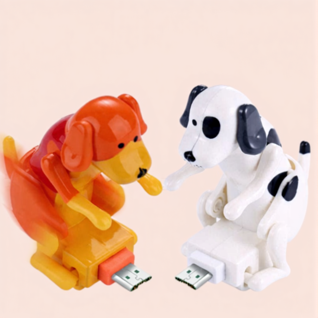 Adorable Dog Charging Cable for Smartphones