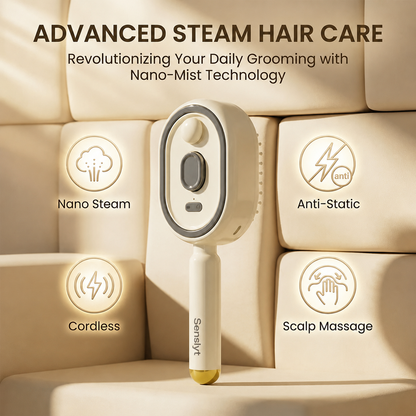 Electric Spray Air Cushion Massage Comb&20ml Hair Care Essential Oils