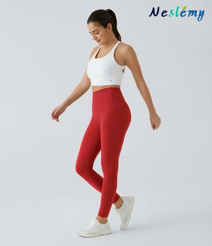 Neslemy®  High Waisted Waist Shaping Pocket Shaping Training Leggings