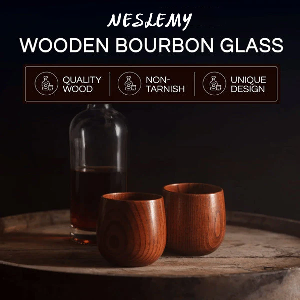 Handmade and Charred Drinking Vessel -Original Wooden Bourbon Drinking Glass