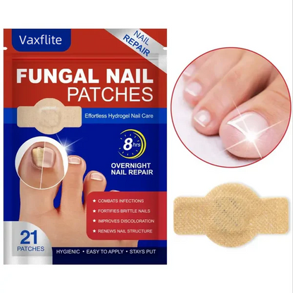 🔥Fungal Nail Patches, 21pcs/box Nail Health Care Patches, Nail Fungus Care Patches, Suitable for Solving Fungal Nails and Other Nail Problems, Nail Supplies, Daily Care Nails Kit Set
