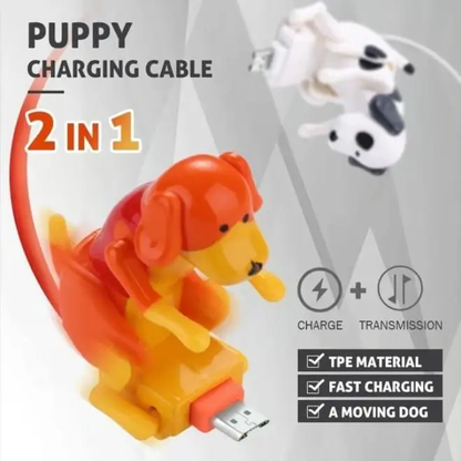 Adorable Dog Charging Cable for Smartphones