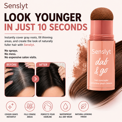 10–Second Hair Concealer Cover Grays. Fill Thin Areas. Perfect Your Hairline.