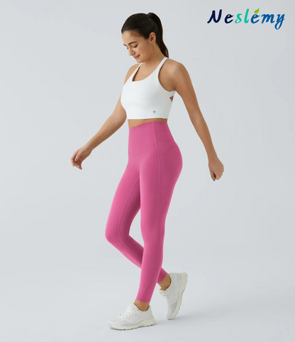 Neslemy®  High Waisted Waist Shaping Pocket Shaping Training Leggings