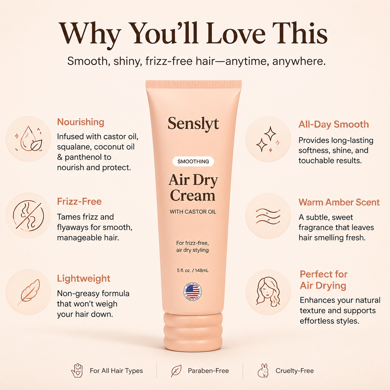Senslyt Smoothing Air Dry Cream