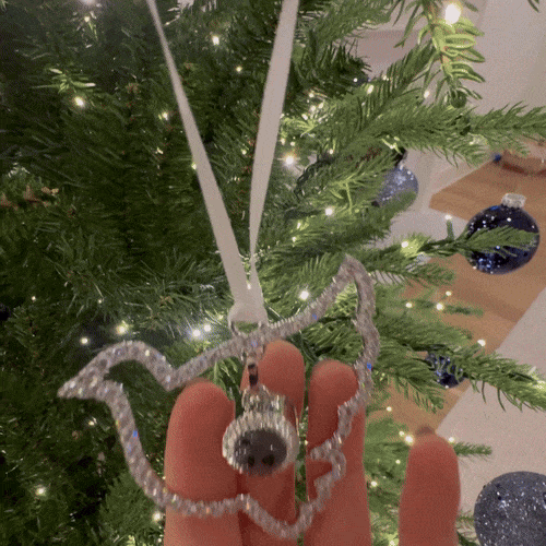 Personalized  Snowflake Photo Ornament Custom Projection Ornaments Christmas Gifts