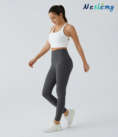 Neslemy®  High Waisted Waist Shaping Pocket Shaping Training Leggings