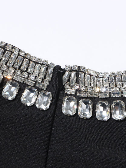 American sexy party dress with stand up collar long sleeves bandages ruffled edges hip hugging dress