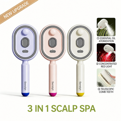 Electric Spray Air Cushion Massage Comb&20ml Hair Care Essential Oils