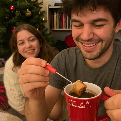 Ceramic Fondue Set – Chocolate & Cheese Warmer