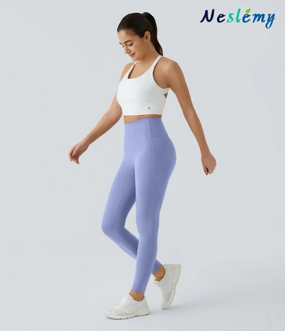 Neslemy®  High Waisted Waist Shaping Pocket Shaping Training Leggings