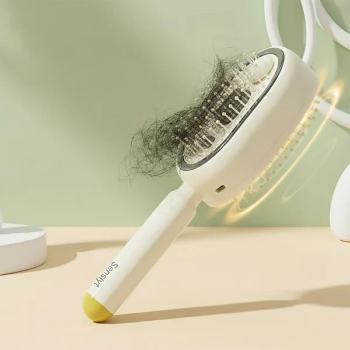 Electric Spray Air Cushion Massage Comb&20ml Hair Care Essential Oils