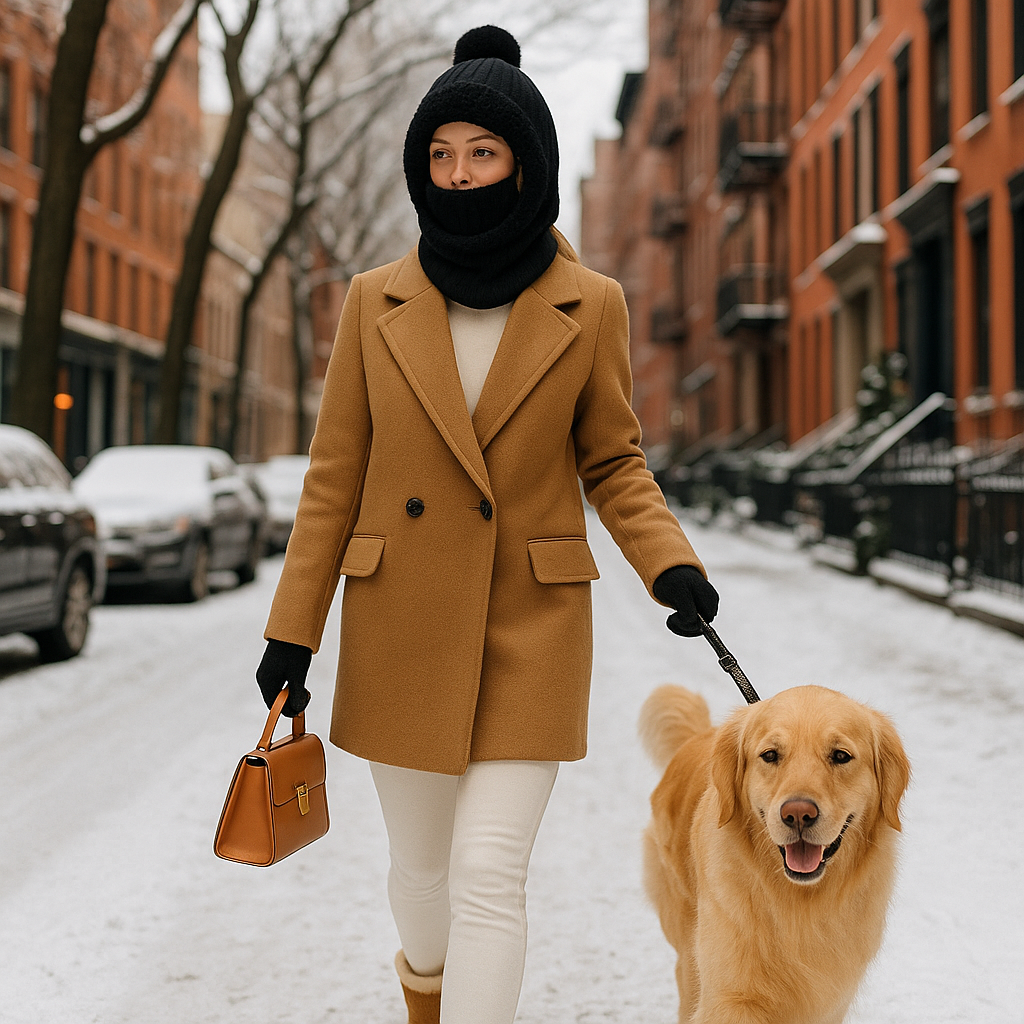 "Cozy Winter Knit Hat & Scarf Set – Stay Warm in Style!"