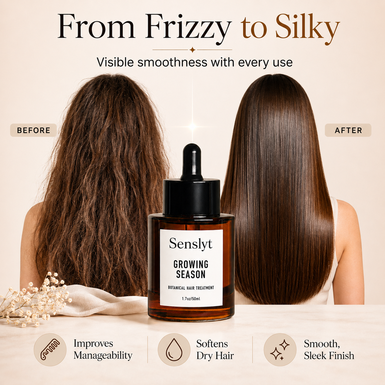 Plant-Based Hair Care Essential Oils(50ml)